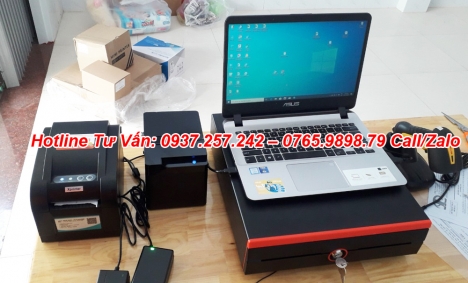 Trọn bộ máy tính tiền cho shop, tạp hóa, siêu thị mini tại Bình Dương