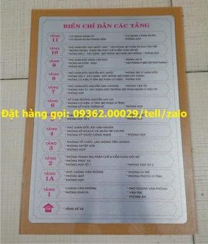 Bảng nội quy ấn tượng bằng mica Đài Loan giá rẻ