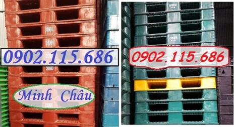 Pallet nhựa, pallet nhựa giá rẻ, pallet nhựa 1 mặt, pallet nhựa 2 mặt,