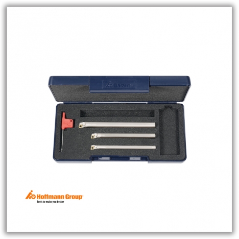 Bộ cán dao tiện lỗ Lắp mảnh hình thoi 80° – CCMT từ Hoffmann-Đức