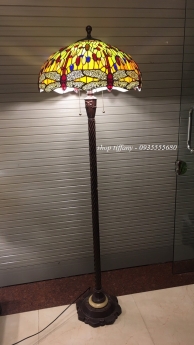 Thanh lý Đèn sàn tiffany chuồn chuồn cam.