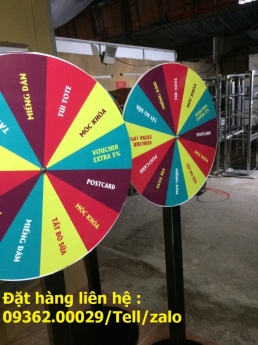 Vui vẻ trọn vẹn hơn với vòng quay may mắn bằng mica