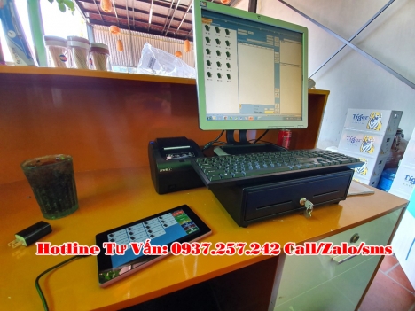 Tại Hà Nội, bán máy tính tiền giá rẻ cho quán cafe