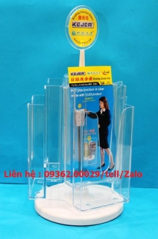 Kệ đựng tờ rơi đẹp tuyệt lại có thể xoay tròn