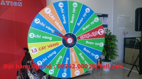 Vui vẻ trọn vẹn hơn với vòng quay may mắn bằng mica