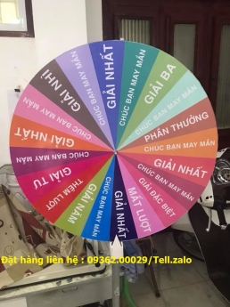 Vui vẻ trọn vẹn hơn với vòng quay may mắn bằng mica