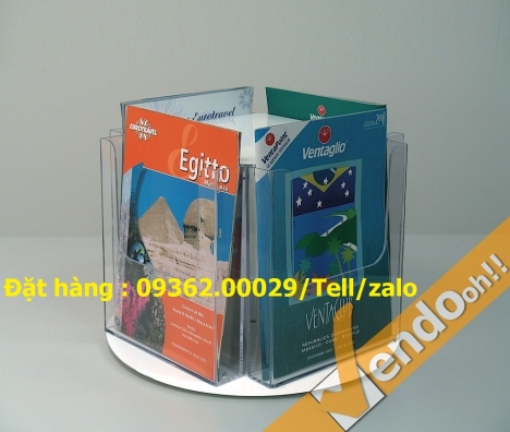 Kệ đựng tờ rơi đẹp tuyệt lại có thể xoay tròn
