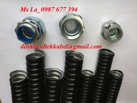 Phân phối ống ruột gà- Ống thép luồn dây điện bọc nhựa PVC nhập khẩu