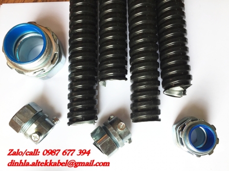 Phân phối ống ruột gà- Ống thép luồn dây điện bọc nhựa PVC nhập khẩu