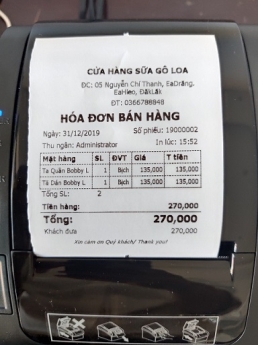Máy Pos-combo trọn bộ tính tiền giá rẻ tại Dak-Lak cho cửa hàng sửa