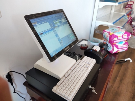Máy Pos-combo trọn bộ tính tiền giá rẻ tại Dak-Lak cho cửa hàng sửa