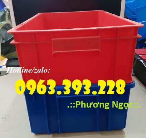Thùng nhựa đặc B4, hộp nhựa chứa đồ, thùng nhựa đựng linh kiện