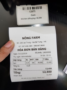 Trọn bộ thiết bị với cân điện tử cho cửa hàng nông sản tại Hà Nội