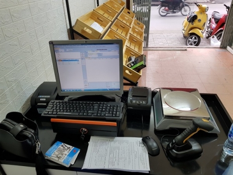 Lắp đặt tận nơi máy tính giá rẻ cho cửa hàng tự chọn, tạp hóa tại Kiên Giang