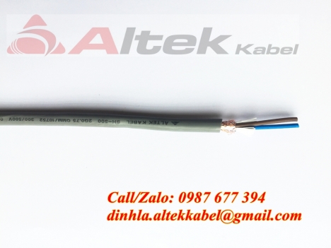 Có sắn cáp điều khiển 2 lõi- Phân phối cáp điều khiển Altek Kabel