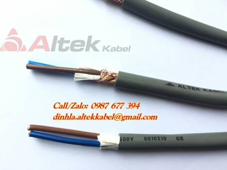 Có sắn cáp điều khiển 2 lõi- Phân phối cáp điều khiển Altek Kabel