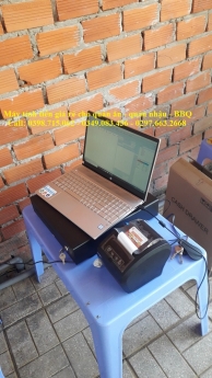 Lắp đặt tận nơi máy tính tiền giá rẻ cho quán ăn, BBQ tại Kiên Giang