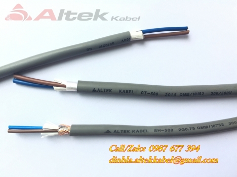 Có sắn cáp điều khiển 2 lõi- Phân phối cáp điều khiển Altek Kabel