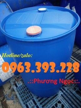 Phuy nhựa 220 Lít nắp kín đã qua sử dụng, phuy nhựa cũ hai nắp nhỏ