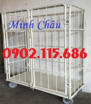 Lồng thép 2 tầng, lồng thép 3 tầng, lồng thép đẩy hàng, lồng thép đựng hàng,
