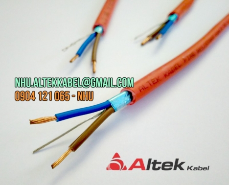 Cáp chống cháy 2 lõi chống nhiễu altek kabel