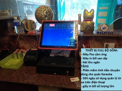 Full bộ máy tính tiền cho quán Karaoke giá rẻ lắp tận nơi tại Vũng tàu