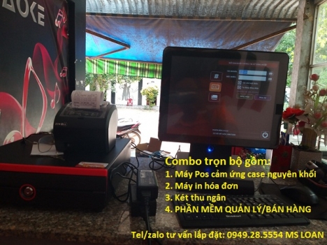 Setup tận nơi tại Bình Dương full bộ máy tính tiền giá rẻ cho quán Karaoke