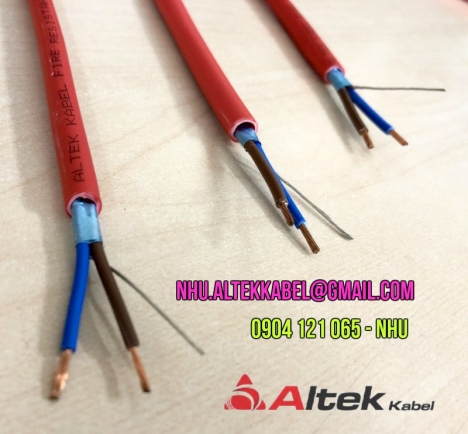 Cáp chống cháy 2 lõi chống nhiễu altek kabel
