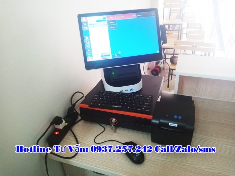 Tại Bình Dương, bán máy tính tiền cảm ứng cho nhà hàng, karaoke