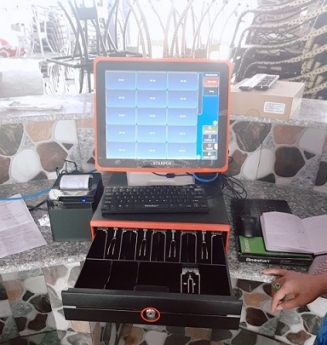 Máy Pos tính tiền, full bộ giá rẻ cho quán nhậu tại Cần Thơ