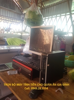 Full bộ máy tính tiền giá rẻ tại Cần Thơ cho quán ăn/nhà hàng