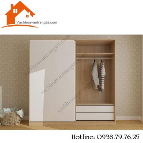 Giá làm tủ âm tường bằng gỗ đẹp đơn giản hiện đại