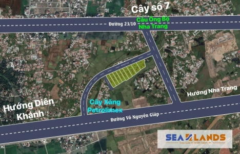 Bán đất thổ cư 89.7m2 Võ Dõng, Vĩnh Trung Nha Trang. 900 triệu