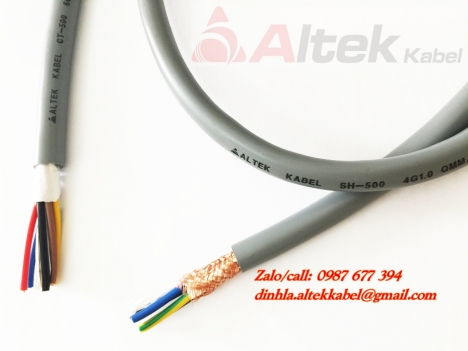 Cáp điều khiển Altek Kabel có bọc chống nhiễu nhập khẩu và phân phối trực tiếp