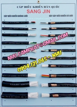 Cáp điều khiển sangjin giá cạnh ttranh nhất thị trường