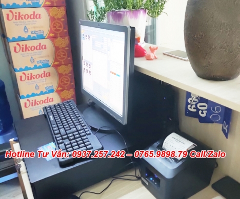 Lắp đặt máy tính tiền tại Vĩnh Long cho siêu thị mini, tạp hóa, bách hóa