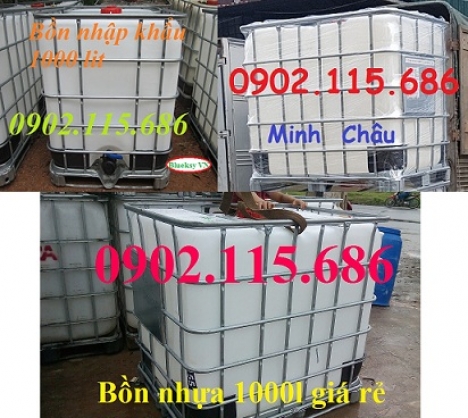 Tank IBC mới, tank IBC đã qua sử dụng, tank IBC cũ, tank nhựa IBC, tank IBC giá rẻ,