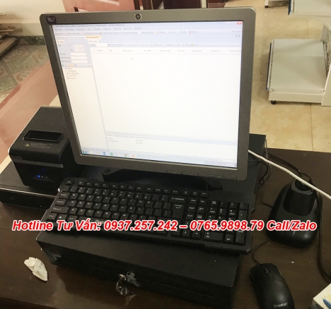Lắp đặt máy tính tiền tại Vĩnh Long cho cửa hàng tạp hóa, tự chọn