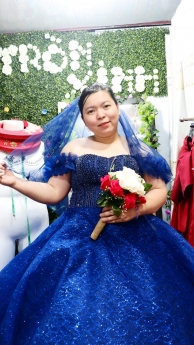 Áo cưới tròn xinh size lớn