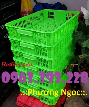 Sọt nhựa cao 10, sóng nhựa HS010, sọt trưng bày hàng hóa