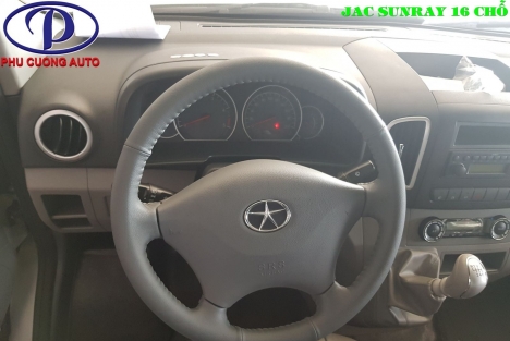 TRẢ TRƯỚC 120 TRIỆU SỞ HỮU NGAY XE JAC SUNRAY 16 CHỖ