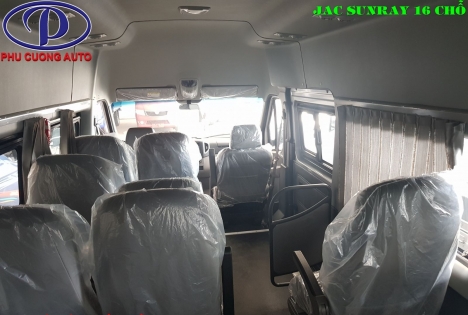 TRẢ TRƯỚC 120 TRIỆU SỞ HỮU NGAY XE JAC SUNRAY 16 CHỖ
