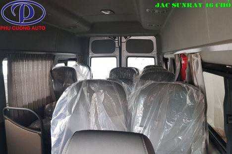 TRẢ TRƯỚC 120 TRIỆU SỞ HỮU NGAY XE JAC SUNRAY 16 CHỖ