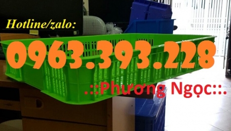 Sọt nhựa cao 10, sóng nhựa HS010, sọt trưng bày hàng hóa