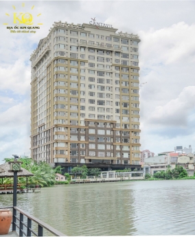 Văn phòng cho thuê quận Bình Thạnh tòa nhà Cantavil Hoàn Cầu diện tích 111m2, giá 44 tr/tháng