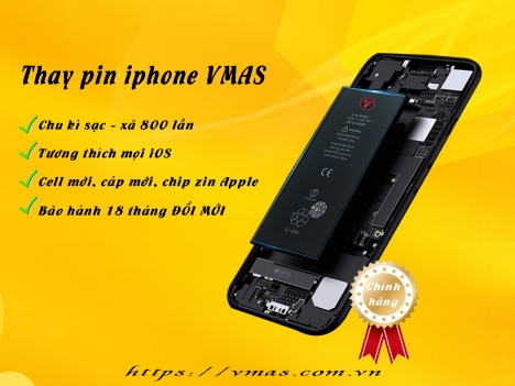 Pin iphone vmas là sự lựa chọn số 1 cho người tiêu dùng thông thái