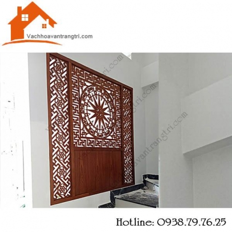 Mẫu vách ngăn phòng thờ- vách ngăn gỗ công nghiệp