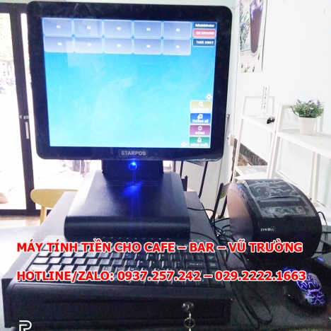 Máy tính tiền cảm ứng cho quán cafe, quán ăn, quán nhậu tại TPHCM