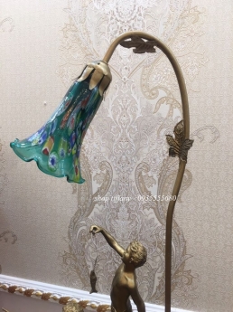 Đèn Tiffany tượng đồng ngủ cao cấp