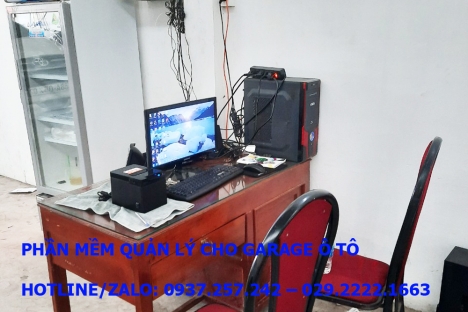 Phần mềm quản lý tính tiền dùng cho garage ô tô tại VĨNH LONG